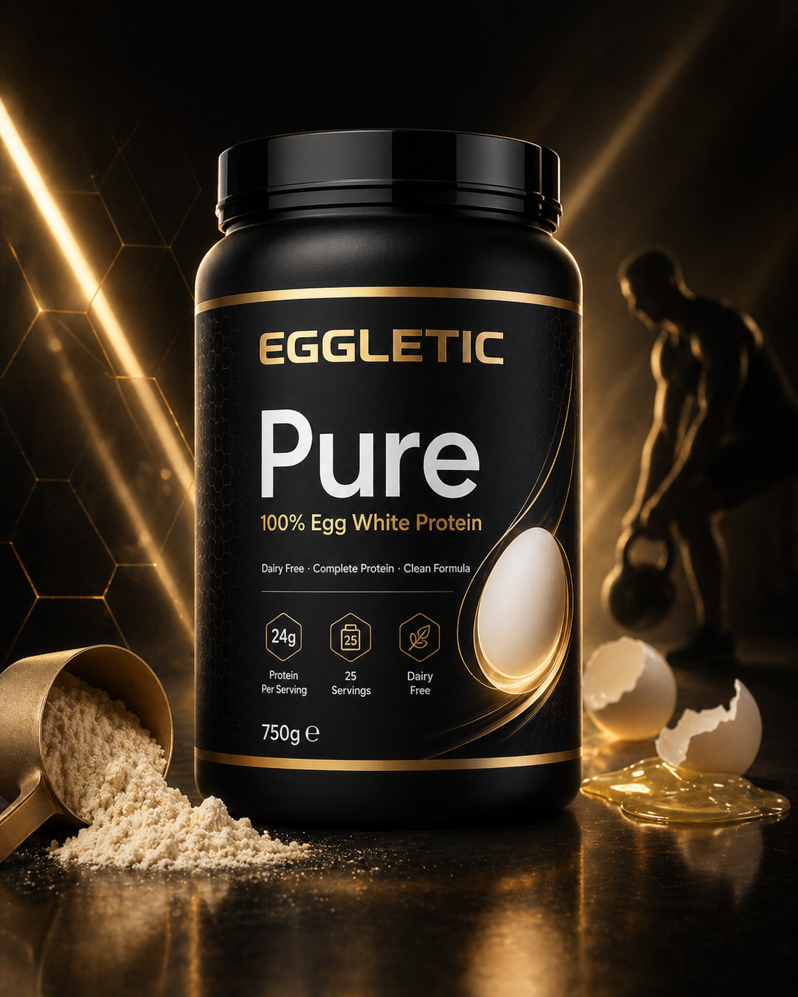 Eggletic Pure egg white protein product